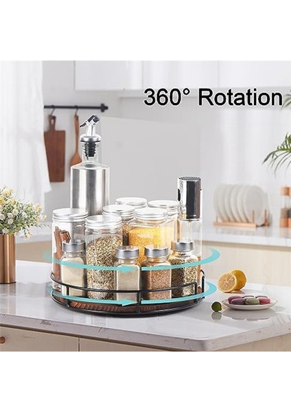 Dolap, Kiler, Mutfak Tezgahı, Buzdolabı, Baharat Rafı Için Kaymaz Ahşap Pikap Düzenleyici, Karbonize Siyah (Yurt Dışından) modelleri