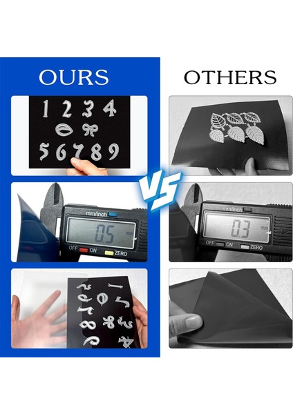 24 Parça Kalıp Kesim Saklama Seti, Damga ve Kalıp Saklama Torbaları, Kalıp Kesim ve Kendin Yap Saklama Için Kauçuk Manyetik Sayfalar ve Etiketler (Yurt Dışından) modelleri