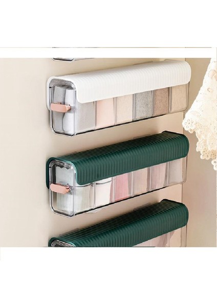 Duvara Asılan Şeffaf Iç Çamaşırı Külot Saklama Kutusu Çorap Saklama Kutusu Dolap Düzenleyici Yatak Odası Saklama Düzenleyici (Yurt Dışından) fırsatları