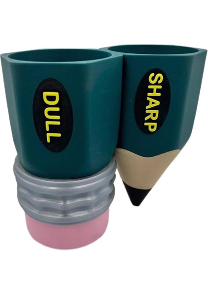 Pencil Pal Düzenleyici, Yeni Keskin-Dull Kalemlik, Sevimli Kalem Saklama Düzenleyici Masaüstü Aksesuarları Yeşil (Yurt Dışından)