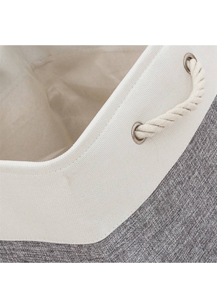 Yatak Odası Veya Oturma Odasında Oyuncakları Düzenlemek Için Astarlı Katlanabilir Keten Saklama Sepeti, Sepet Depolama, D (Yurt Dışından) fırsatları