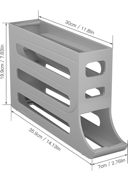 Yumurta Dağıtıcısı Otomatik Yuvarlanan Yumurta Tepsisi Düzenleyici, Yerden Tasarruf Sağlayan Buzdolabı Yumurtası, Aynı Anda 28 Yumurta Tutar - A (Yurt Dışından) indirimleri