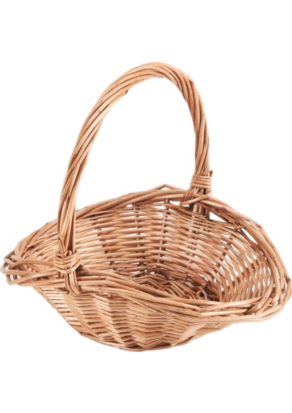 Saplı Hasır Sepet, Hasır Alışveriş Sepeti, Hediye Sepeti, Piknik Sepetleri, Mutfak Saklama Sepeti - Küçük (Yurt Dışından) modelleri