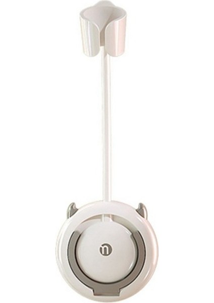 Duvara Monte Saç Kurutma Makinesi Tutucu, 360° Dönebilen Döner Saç Kurutma Makinesi Braketi, Kablo Askılı Ayarlanabilir Saç Kurutma Makinesi Standı Rafı, B (Yurt Dışından)