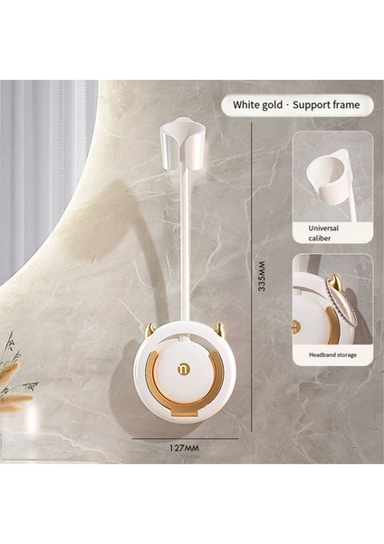 Duvara Monte Saç Kurutma Makinesi Tutucu, 360° Dönebilen Döner Saç Kurutma Makinesi Braketi, Kablo Askılı Ayarlanabilir Saç Kurutma Makinesi Standı Rafı, B (Yurt Dışından) modelleri