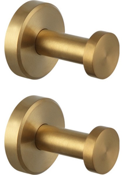 Duş Banyo Mutfak Cam Kapı Ayna Fayans Için 2 Adet Kanca - Lif, Havlu, Palto, Bornoz Askısı Altın Asmak Için (Yurt Dışından)