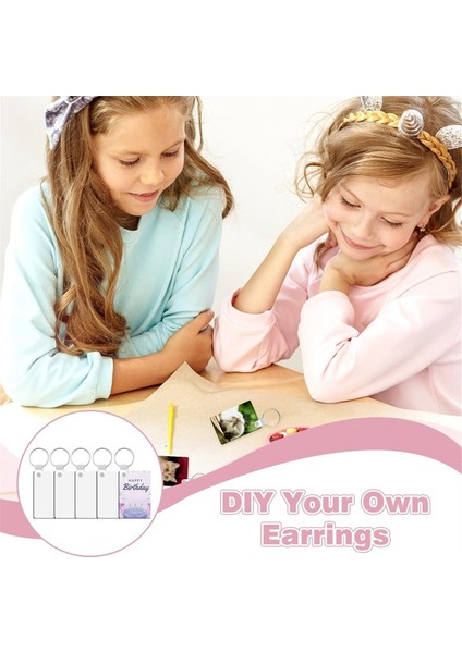 Toplu 180 Adet Süblimasyon Anahtarlık, Çift Taraflı Isı Transferli Süblimasyon Dekoratif Boşluklar, Kendin Yap Için Uygun (Yurt Dışından) fiyatları