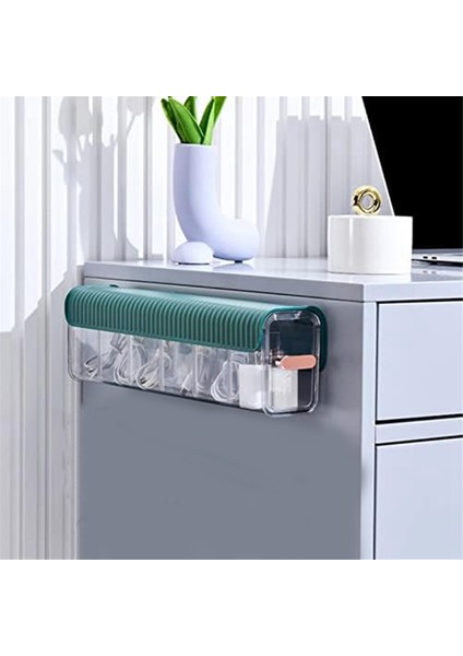 Çok Fonksiyonlu Saklama Kutusu, Delgeçsiz Çok Fonksiyonlu Saklama Kutusu, Şeffaf Duvara Monte Çekmece Düzenleyici Koyu Yeşil (Yurt Dışından) indirimleri