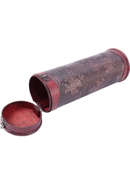 Silindir Vintage Retro Ahşap Vintage Şarap Şişesi Saklama Hediye Kutusu Kasa Tutucu (Yurt Dışından) indirimleri