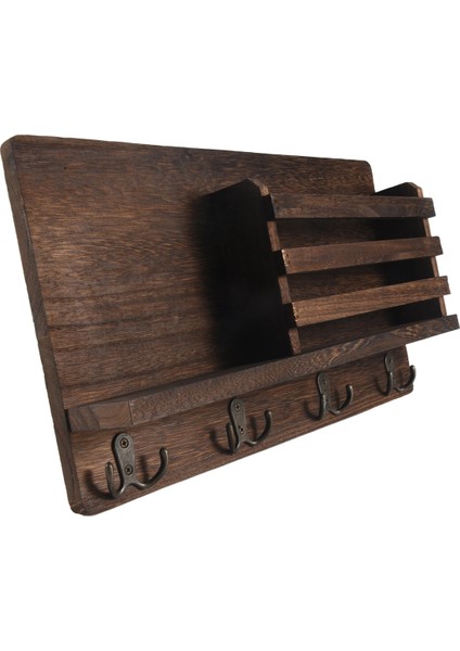 Giriş Yolu Posta Zarfı Düzenleyici, Duvara Monte 4 Anahtar Kancalı, Rustik Ahşap Posta Tutucu Rafı, Duvar Için Anahtar Kancalı (Yurt Dışından) fiyatları