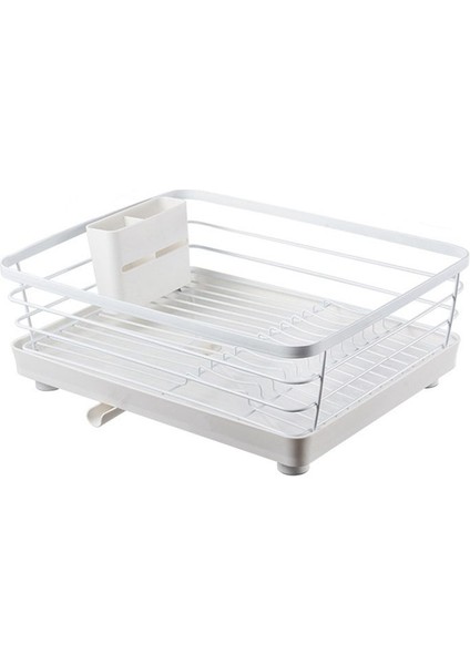Mutfak Süzgeç Rafı Bulaşıklık Lavabo Süzgeç Sepeti Rafı Tabak Tabak Çubuk Sofra Takımı Saklama Rafı Kolay Temizlenir (Büyük) (Yurt Dışından)