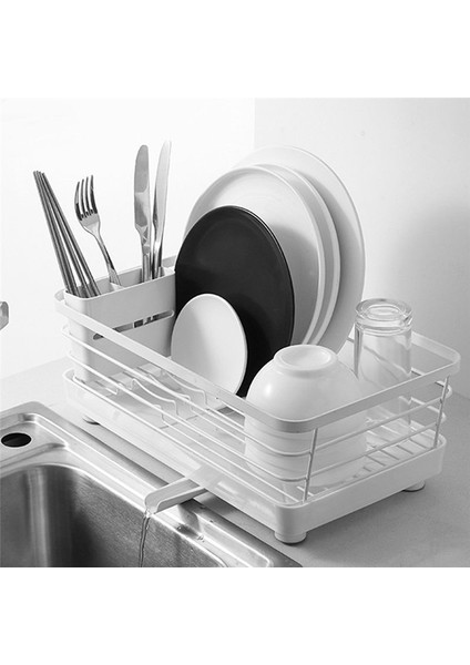 Mutfak Süzgeç Rafı Bulaşıklık Lavabo Süzgeç Sepeti Rafı Tabak Tabak Çubuk Sofra Takımı Saklama Rafı Kolay Temizlenir (Büyük) (Yurt Dışından) fiyatları