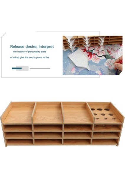 5d Kendin Yap Elmas Çok Katmanlı Raf Boyama Aleti Saklama Tepsisi Matkap Kalem Düzenleyici Nakış Parçaları - Stil 1, 9 Izgara (Yurt Dışından) fırsatları