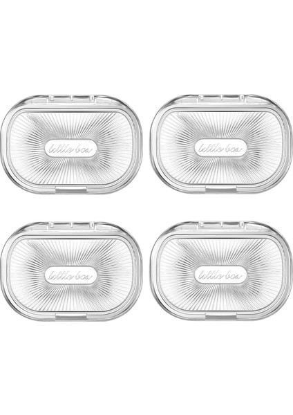 Adet Saç Tokası Kabı Küçük Taşınabilir Seyahat Pamuklu Çubuk Tutucu Diş Ipi Dağıtıcısı Kapaklı Plastik Kutu Boncuk Saklama (Yurt Dışından)