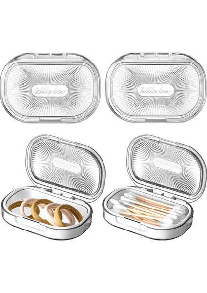 Adet Saç Tokası Kabı Küçük Taşınabilir Seyahat Pamuklu Çubuk Tutucu Diş Ipi Dağıtıcısı Kapaklı Plastik Kutu Boncuk Saklama (Yurt Dışından) fiyatları