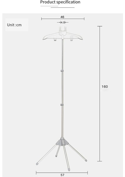 Sergileme Standı Giysi Askısı Giysi Katlanabilir Üçayak Buharlı Ütü Askısı Giysi Ütü Askısı Askı Standı Giysi Kurutma Askısı Siyah (Yurt Dışından) modelleri