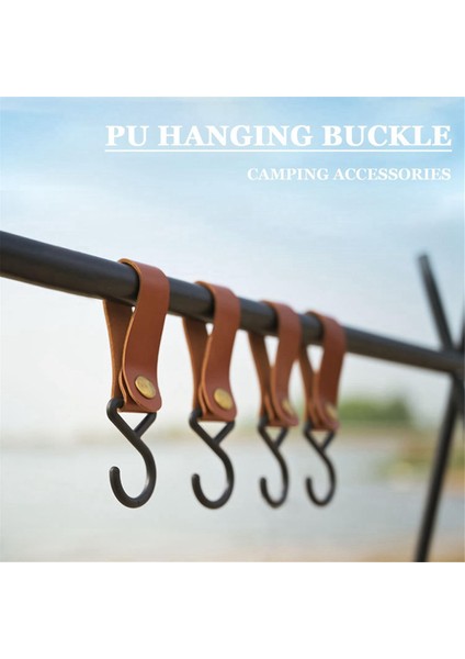 Adet Deri S Kancası Deri Kanca, S Şeklinde Kancalar, Asma Kancası, Kamp Kancası Askı Kancaları (Kahverengi) (Yurt Dışından) fırsatları