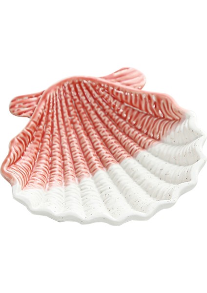 Mücevher Tepsisi, Küçük Anahtar Kasesi, Deniz Kabuğu Seramik Dekoratif Mücevher Tepsileri, Yüzükler, Küpeler, Kolyeler, Bilezikler, Anahtarlar (Yurt Dışından)