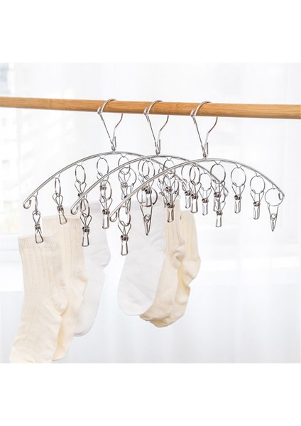 Çok Işlevli Paslanmaz Çelik Giysi Askılığı Giysi Askılığı Ev Tipi Rüzgar Geçirmez Iç Çamaşırı Çorap Askılığı Giysi Askılığı (Yurt Dışından) fiyatları