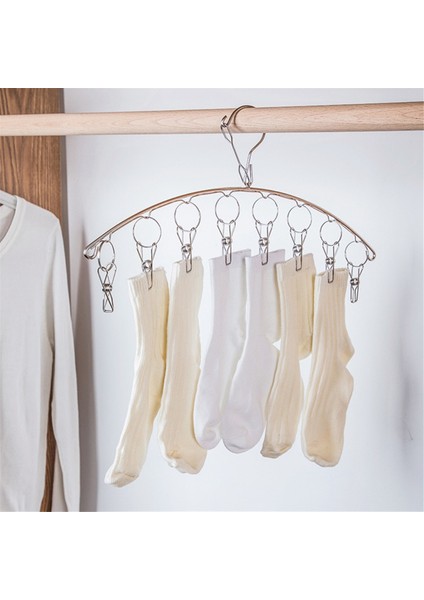 Çok Işlevli Paslanmaz Çelik Giysi Askılığı Giysi Askılığı Ev Tipi Rüzgar Geçirmez Iç Çamaşırı Çorap Askılığı Giysi Askılığı (Yurt Dışından) modelleri