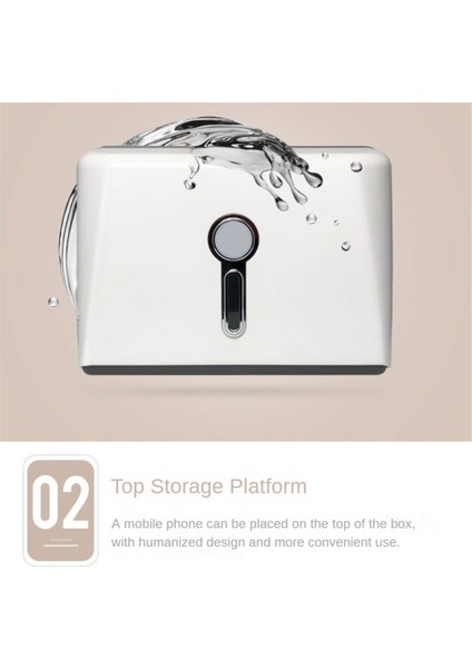 2'li Ticari Kağıt Havlu Dispenseri Duvara Monte - Yapışkanlı - Delme Gerektirmez - Kilitli - Mutfak Için (Yurt Dışından) indirimleri