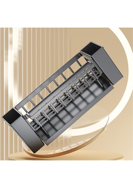 Kendiliğinden Boşalan Lavabo Rafı Sabunluk Süngerlik Bulaşık Bezi Havlu Askısı Filtre Sepeti Mutfak Lavabosu Drenaj Rafı Siyah (Yurt Dışından) fiyatları