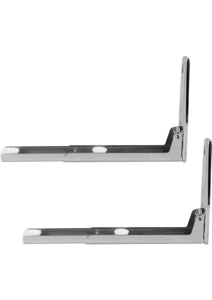 Destek Çerçevesi Çelik Katlanabilir Esnek Raf Mikrodalga Fırın Duvar Montaj Braketi Paslanmaz Gümüş (Yurt Dışından)