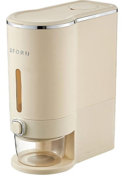 Mühürlü Pirinç Kovası Mutfak Pirinç Saklama Kutusu Nem Geçirmez Böcek Geçirmez Kapaklı Pirinç Kovası Bardaklı 10 kg (Yurt Dışından)