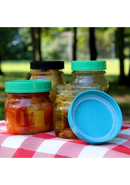 Plastik Kavanoz Kapakları Için Yeniden Kullanılabilir Sızdırmaz Silikon Conta Halkaları (Geniş Ağızlı, 48'li Paket) (Yurt Dışından) fırsatları