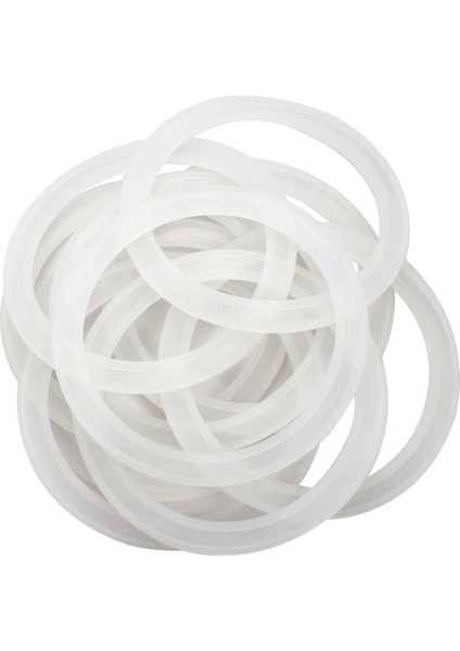 Plastik Kavanoz Kapakları Için Yeniden Kullanılabilir Sızdırmaz Silikon Conta Halkaları (Geniş Ağızlı, 48'li Paket) (Yurt Dışından) indirimleri