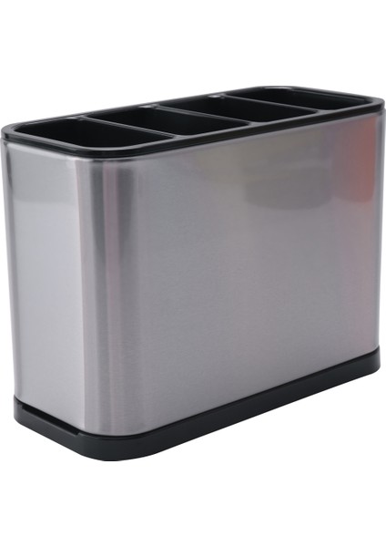 Mutfak Eşyası Tutucu, Çıkarılabilir Bölücü ve Sağlam Damlama Tepsisi Tabanlı Paslanmaz Çelik Mutfak Düzenleyici Kutusu (Yurt Dışından) fiyatları