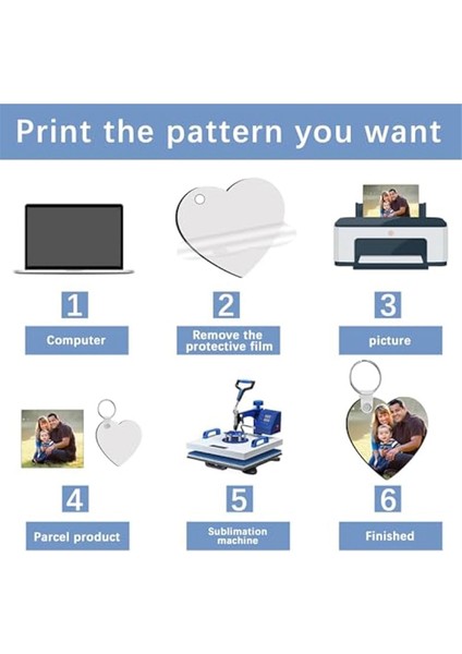 240 Adet Sublimasyon Anahtarlık Boş Kalp Çift Taraflı 80 Adet Sublimasyon Anahtarlık Boş 160 Halka ve Klipsli (Yurt Dışından) fırsatları