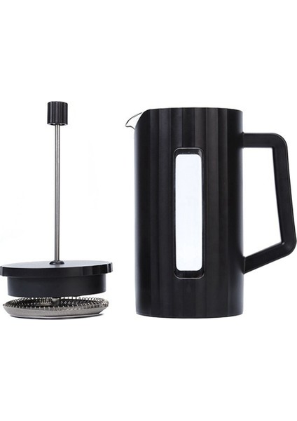 600ML French Press Kahve Makinesi Yüksek Borosilikat Cam Ev Kahve Demleyici Süt Köpüğü Köpürtücü Ista Çay Makinesi Siyah (Yurt Dışından) modelleri