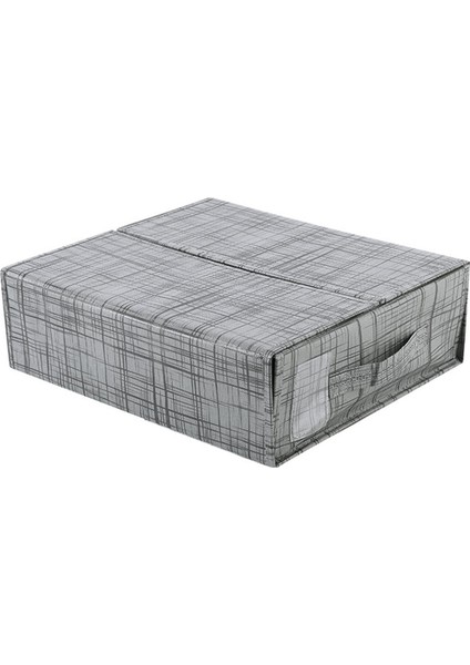 Elde Taşınabilir Kumaş Saklama Kutusu Katlanabilir Giysi Saklama Kutusu Ev Giysileri Yatak Takımı Saklama Çantası Desen Rengi (Yurt Dışından)