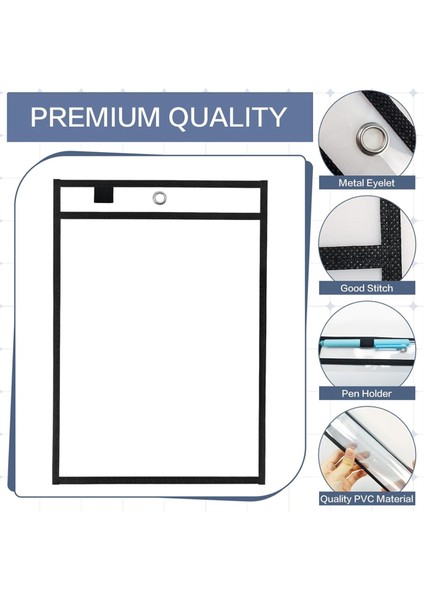 Öğretmenler, Sınıf Ofis Organizasyonu Için 80'li Kuru Silinebilir Cep Paketi, Yeniden Kullanılabilir Çalışma Bileti Tutucu (Yurt Dışından) fırsatları