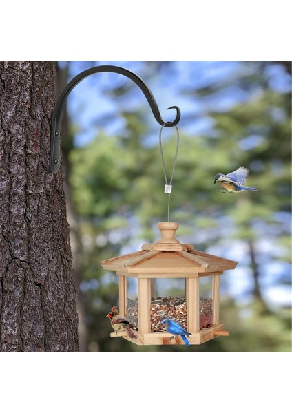 Kuş Yemlikleri, Çiçek Sepetleri, Iç ve Dış Mekan Kullanımı Için Siyah Kavisli Bitki Askı Kancaları (Yurt Dışından) modelleri