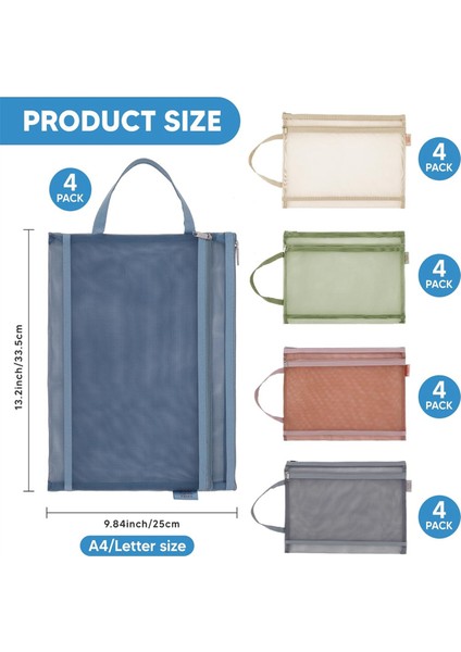 20'li Paket File Fermuarlı Poşetler, Masa Oyunları ve Bulmaca Saklama Için Çift Duvarlı Naylon File Poşetler (Yurt Dışından) fırsatları