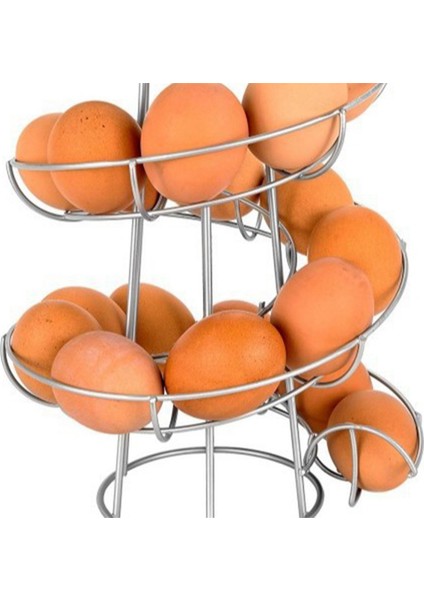 Mutfak Yumurta Rafı, Spiral Yumurta Sepeti, Demir Pratik Yumurta Saklama Rafı, Siyah Saklama Rafı (Yurt Dışından) fırsatları