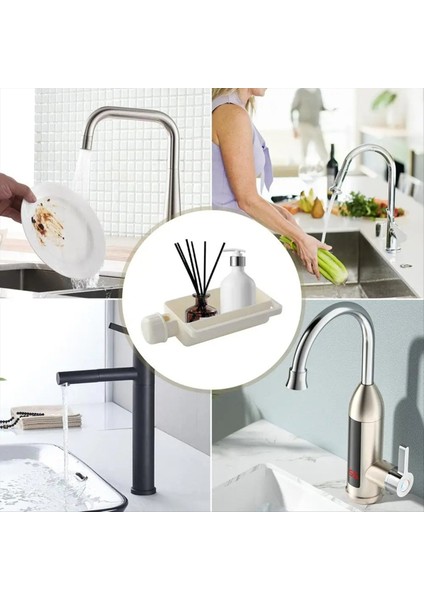 Musluk Sünger Tutucu Mutfak Sünger Tutucu Içi Boş Tasarım Musluk Depolama Rafı Sünger Tutucu Lavabo Gider Depolama Alanı Için (Yurt Dışından) indirimleri