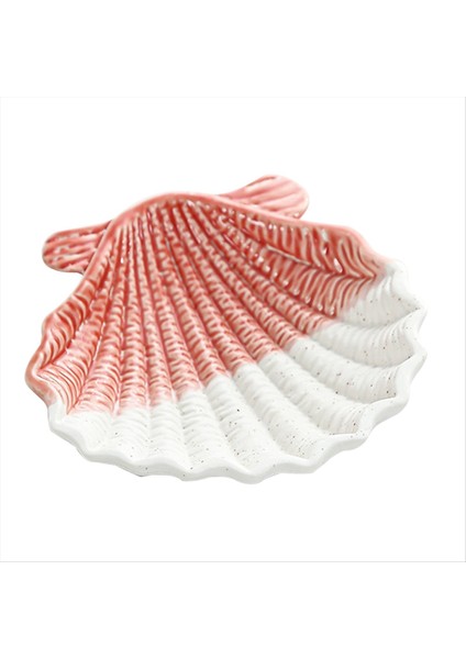 Mücevher Tepsisi, Küçük Anahtar Kasesi, Deniz Kabuğu Seramik Dekoratif Mücevher Tepsileri, Yüzükler, Küpeler, Kolyeler, Bilezikler, Anahtarlar (Yurt Dışından)