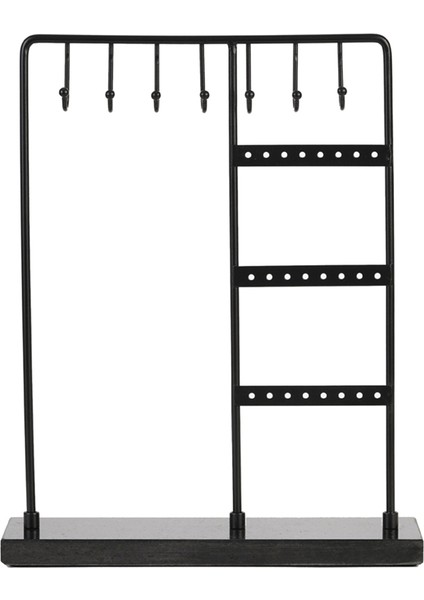 Mermer Takı Sergileme Standı Çıkarılabilir Masaüstü Küpe Standı Kolye Yüzük Takı Standı Takı Saklama Rafı (Yurt Dışından)