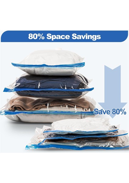 12 Adet Elektrikli Pompalı Seyahat Vakumlu Saklama Poşetleri Bagaj Için Vakumlu Sızdırmazlık Poşetleri Giysiler Için Yerden Tasarruf Sağlayan Çantalar Ab Fişi (Yurt Dışından) fiyatları