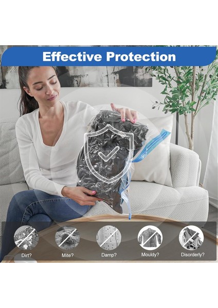 12 Adet Elektrikli Pompalı Seyahat Vakumlu Saklama Poşetleri Bagaj Için Vakumlu Sızdırmazlık Poşetleri Giysiler Için Yerden Tasarruf Sağlayan Çantalar Ab Fişi (Yurt Dışından) indirimleri