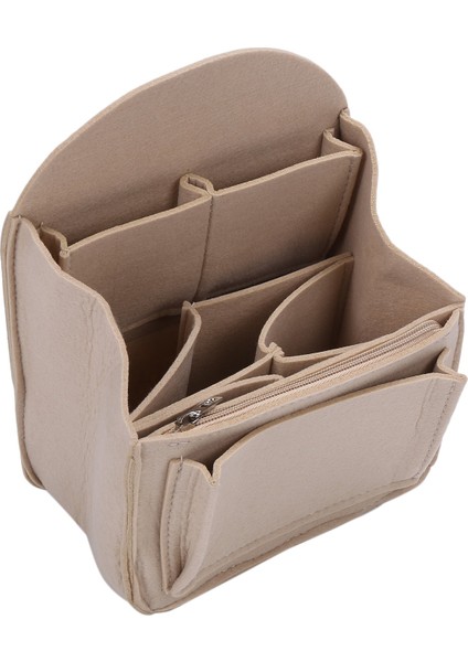 Keçe Sırt Çantası Ek Organizatör Saklama Çantası Evrensel Çanta Erkek Kadın Omuz Çantaları El Çantası Düzenleyiciler (Koyu Haki) (Yurt Dışından) fiyatları