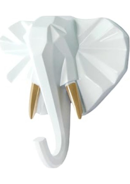 Sağlam Hayvan Başlı Palto Askısı, Askılı Palto, Şapka ve Anahtar, Reçine Palto Askısı B (Yurt Dışından)