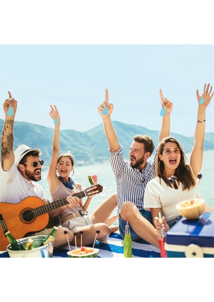 48 Parça Akrilik Anahtarlık Boşluğu, Püsküllü Akrilik Tezahürat Megafonu Anahtarlıkları, Şeffaf Boş Anahtarlık Seti Mavi (Yurt Dışından) fırsatları