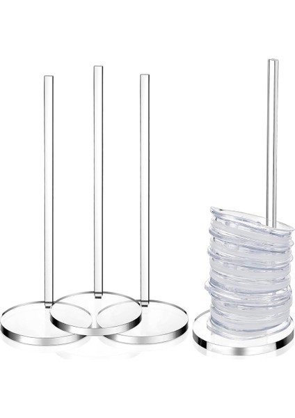 Dolap Alanından Tasarruf Sağlayan 3 Adet Akrilik Bardak Kapağı Düzenleyici Dikey Bardak Kapağı Tutucu Kapak Depolama Katlanabilir Tasarım (Yurt Dışından)