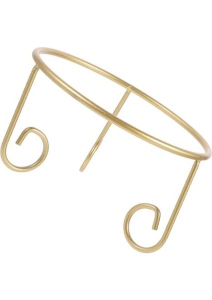 Kristal Küre Sokak Lambası Zarif Dekor Estetik Oda Dekoru Sergileme Rafı Sergileme Rafları Kristal Küre Tutucu Altın (Yurt Dışından)