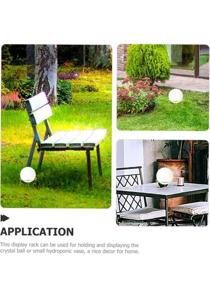 Kristal Küre Sokak Lambası Zarif Dekor Estetik Oda Dekoru Sergileme Rafı Sergileme Rafları Kristal Küre Tutucu Altın (Yurt Dışından) fırsatları