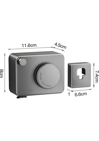 Duvara Monte Geri Çekilebilir Çamaşır Askısı Çamaşır Kurutma Askısı Görünmez Esnek Çamaşır Askısı, Gri (Yurt Dışından) fiyatları